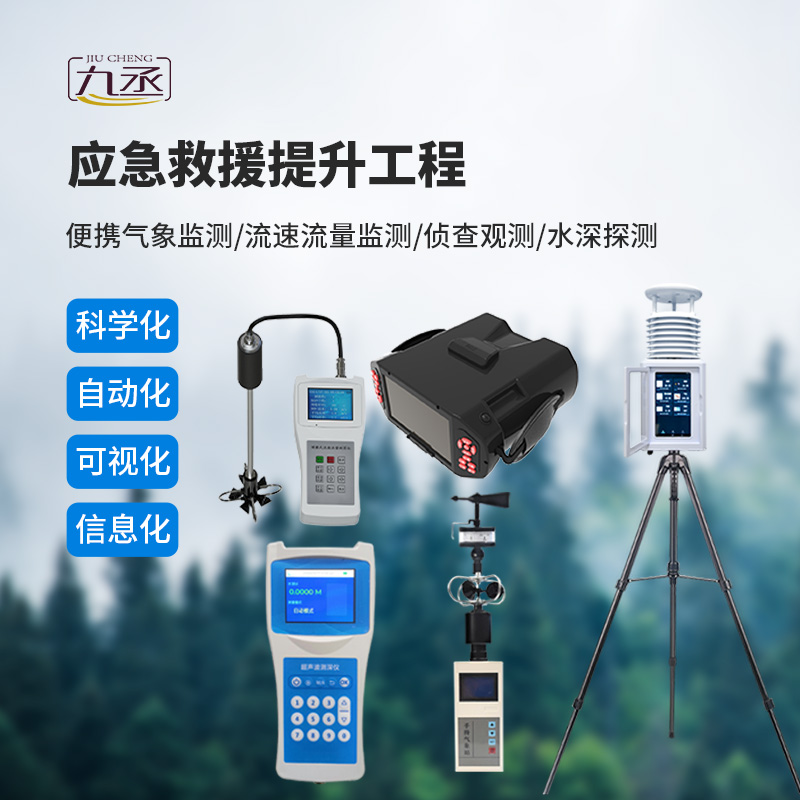 應(yīng)急救援提升設(shè)備包括便攜氣象站、流速儀、夜視儀等 應(yīng)急救援提升設(shè)備包括便攜氣象站、流速儀、夜視儀等